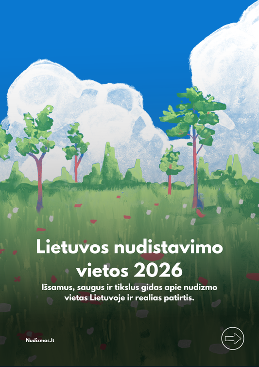 Lietuvos nudistų vietos 2025 - oficialios ir neoficialios zonos